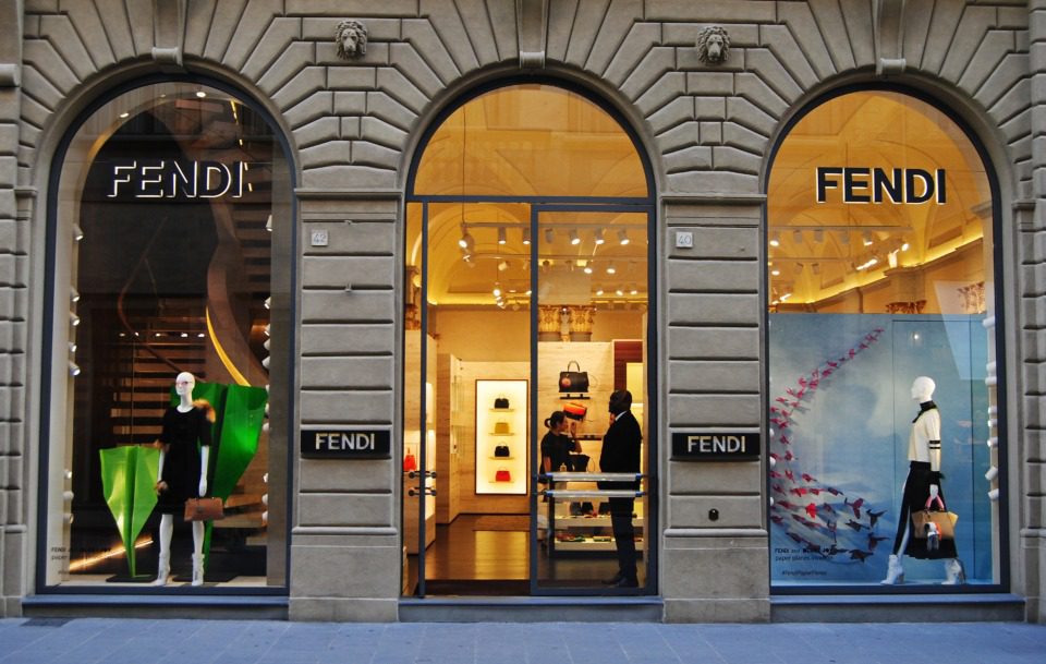 Fendi fashion shop front